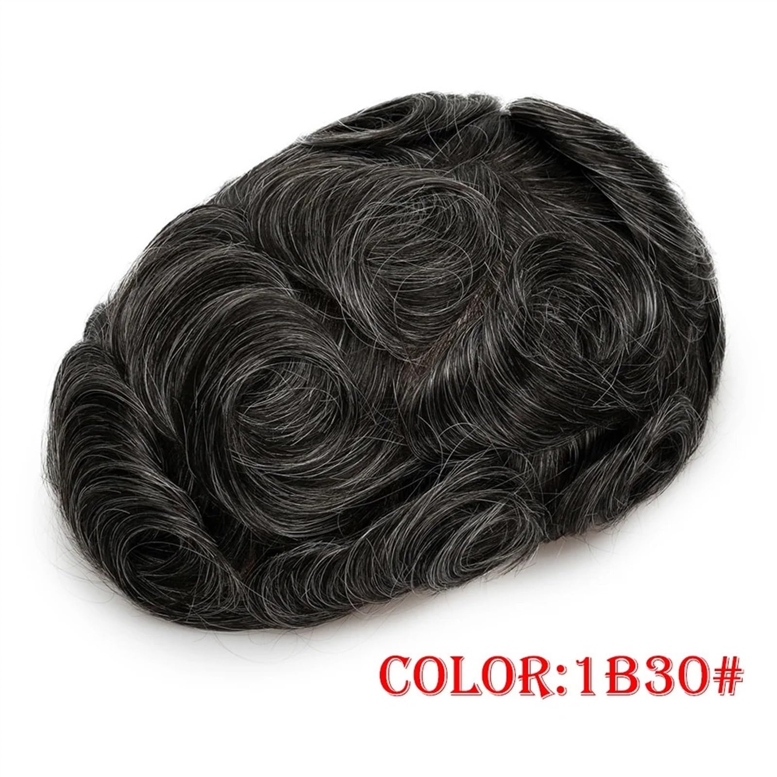 Tube dla mężczyzn peruka dla mężczyzn cienka skóra z pętlą w kształcie litery V peruka dla mężczyzn naturalne włosy Remy 0,03 mm szary ludzki włos system protezy włosów dla mężczyzn części