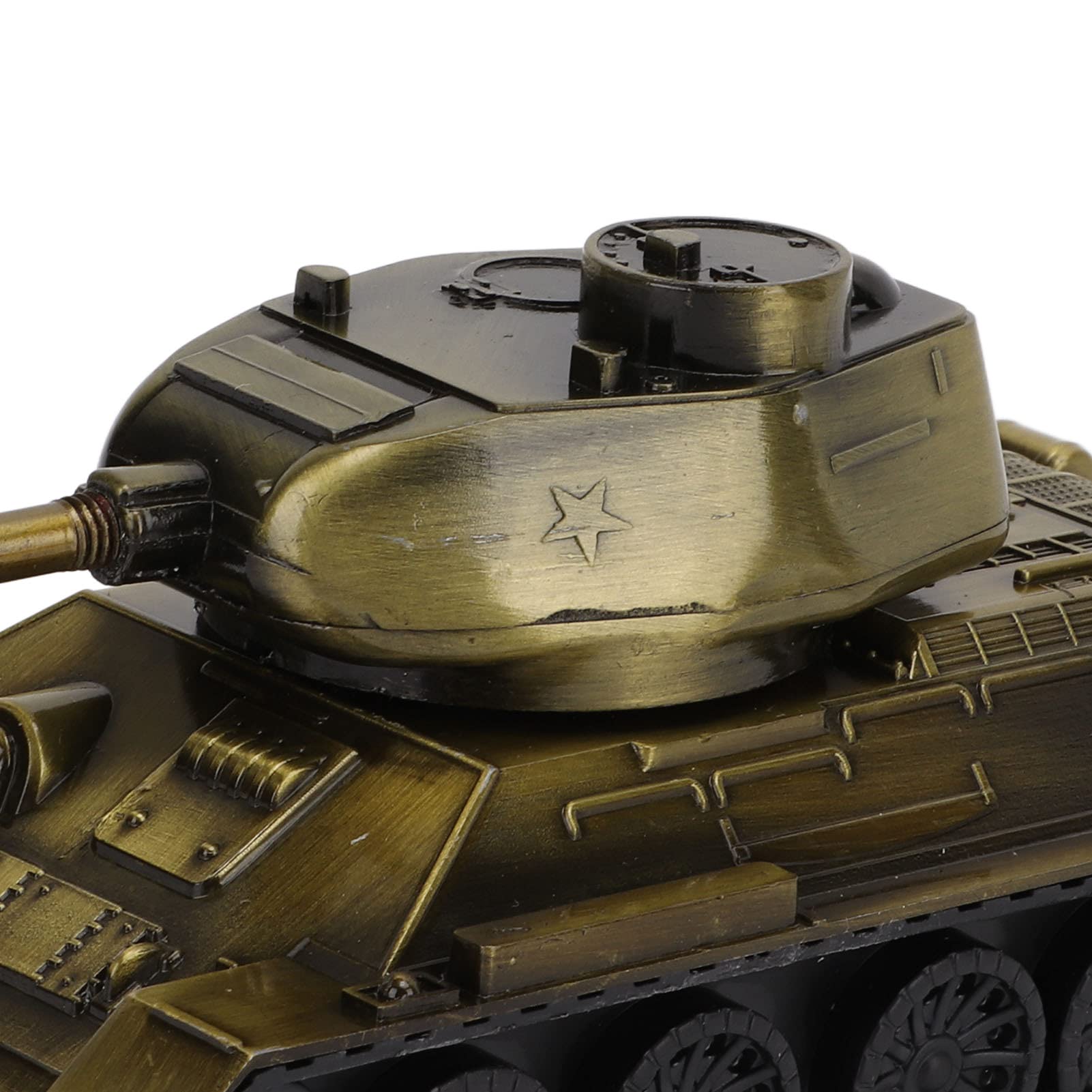 RIZGHWOY Modèle de Tank Rétro en Métal Décoration de Bureau Jouet Éducatif pour Bibliothèque Fuselage Détaillé