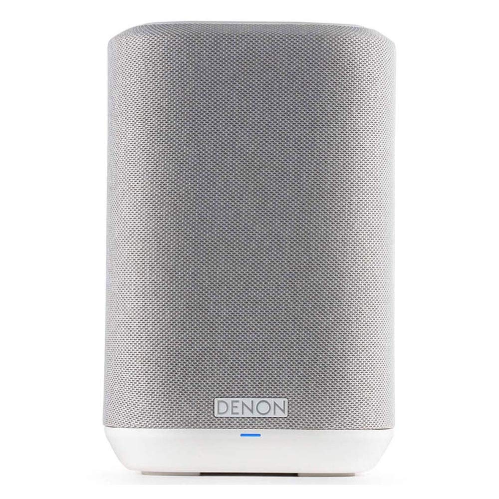 Denon Home 150 Altavoz inteligente inalámbrico - Diseño compacto, Wi-Fi y Bluetooth, HEOS integrado, Alexa integrado, Siri y AirPlay 2, Spotify Connect, soporte multihabitación, blanco