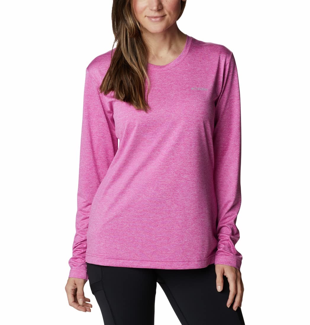 columbia Women's Solid Regular Fit Hike LS Shirt-picture-19