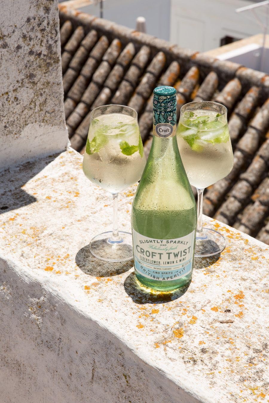 Croft Twist - Envio 24 h - Fino Spritz - El vino más refrescante - Fina Burbuja - Slightly Sparkly - Vino Blanco Espumoso (6 x Bot. 75 cl) - 6 Croft Twist