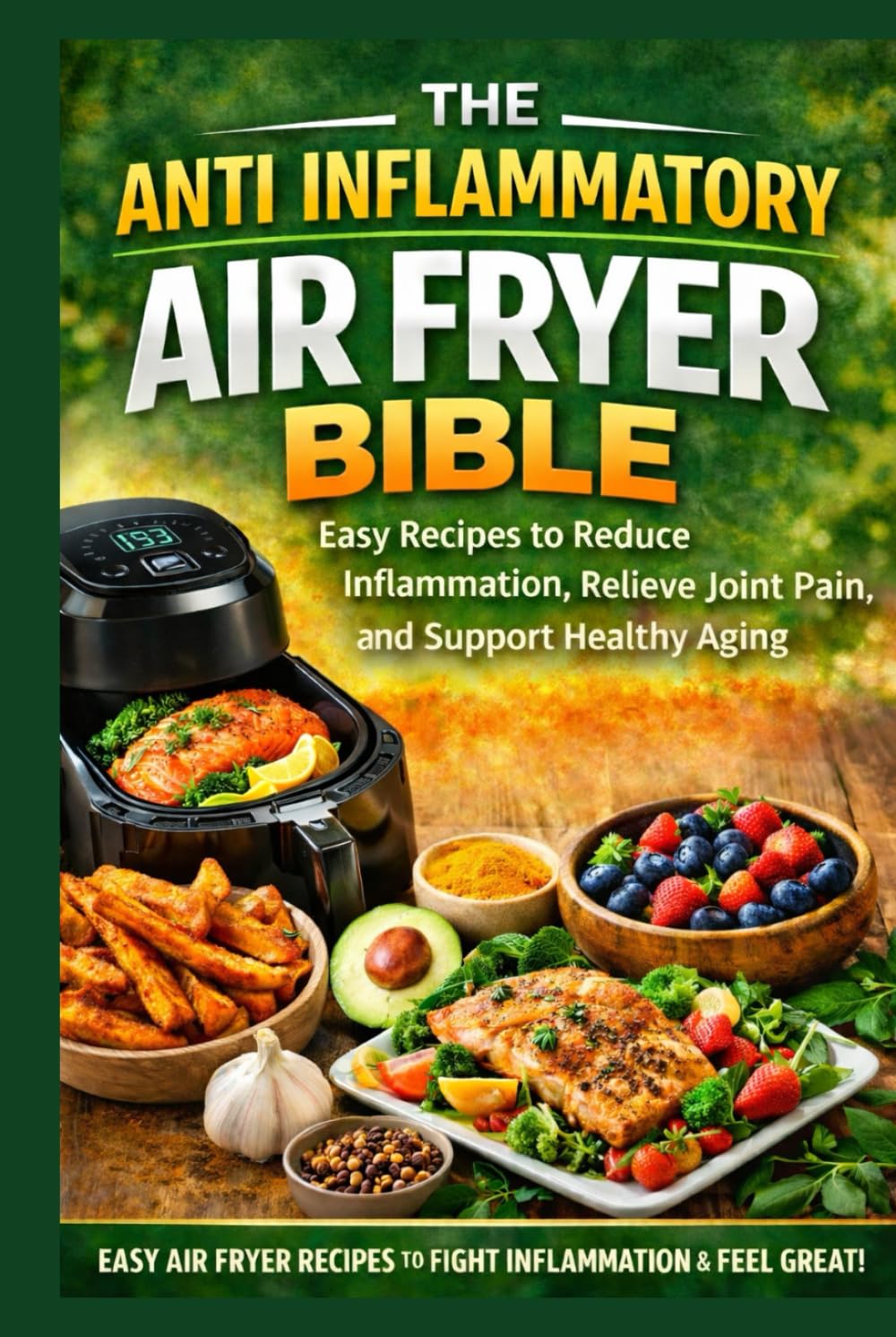 THE ANTI INFLAMMATORY AIR FRYER BIBLE: Easy Recipes to Reduce Inflammation, Relieve Joint Pain, and Support Healthy Aging