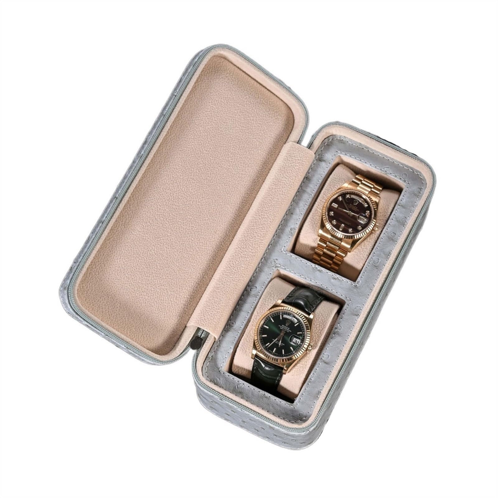 Porta Orologi Scatola porta orologi da 2/4/8 cifre Minimalista in pelle PU Organizzatore for orologi Soddisfa la scatola portatile for la raccolta di orologi (esclusi gli orologi) Scatola per orologi