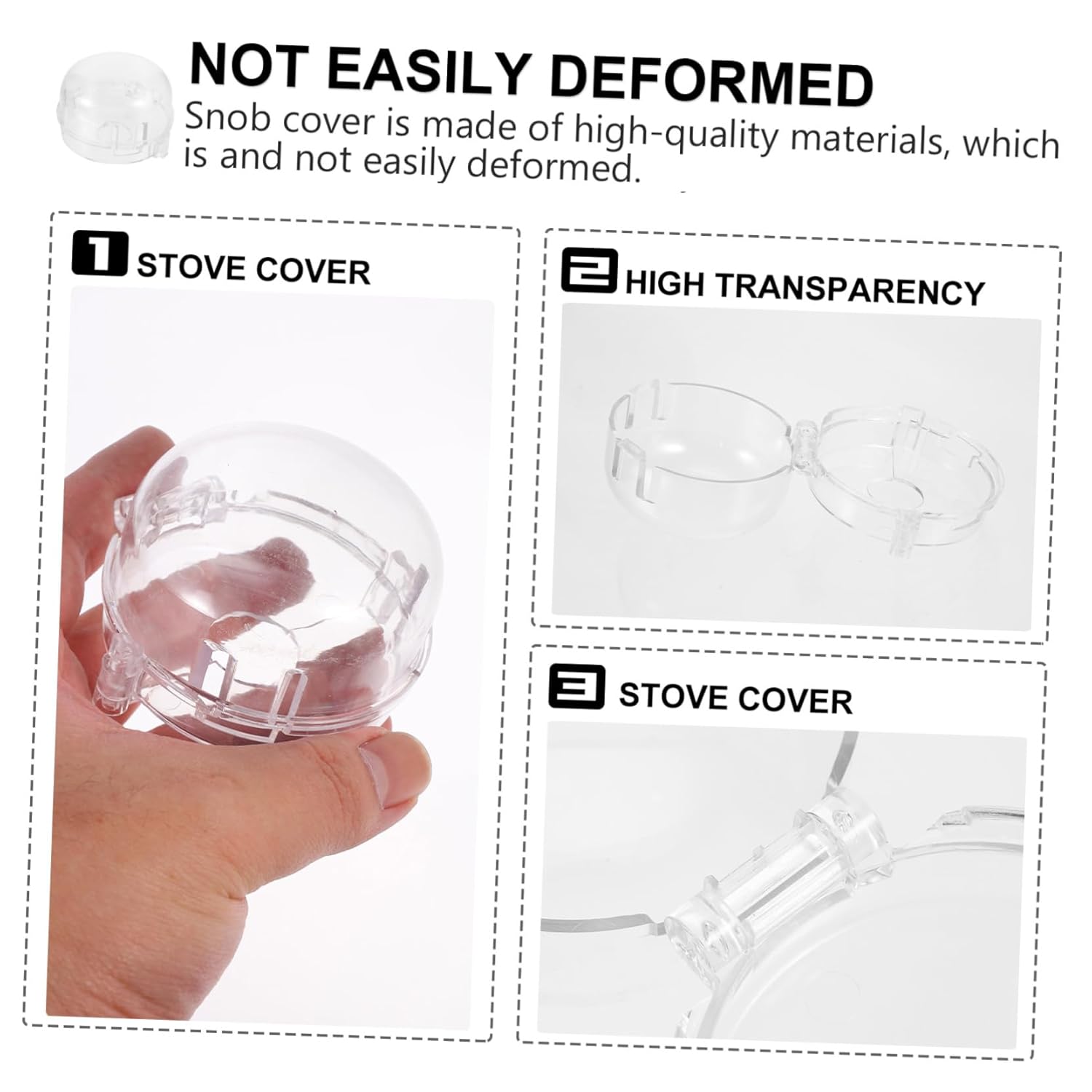 Vaguelly 12pcs Boy Girl Stove Knob Covers Oven Cover Adhesive Installation Safety Products for Home