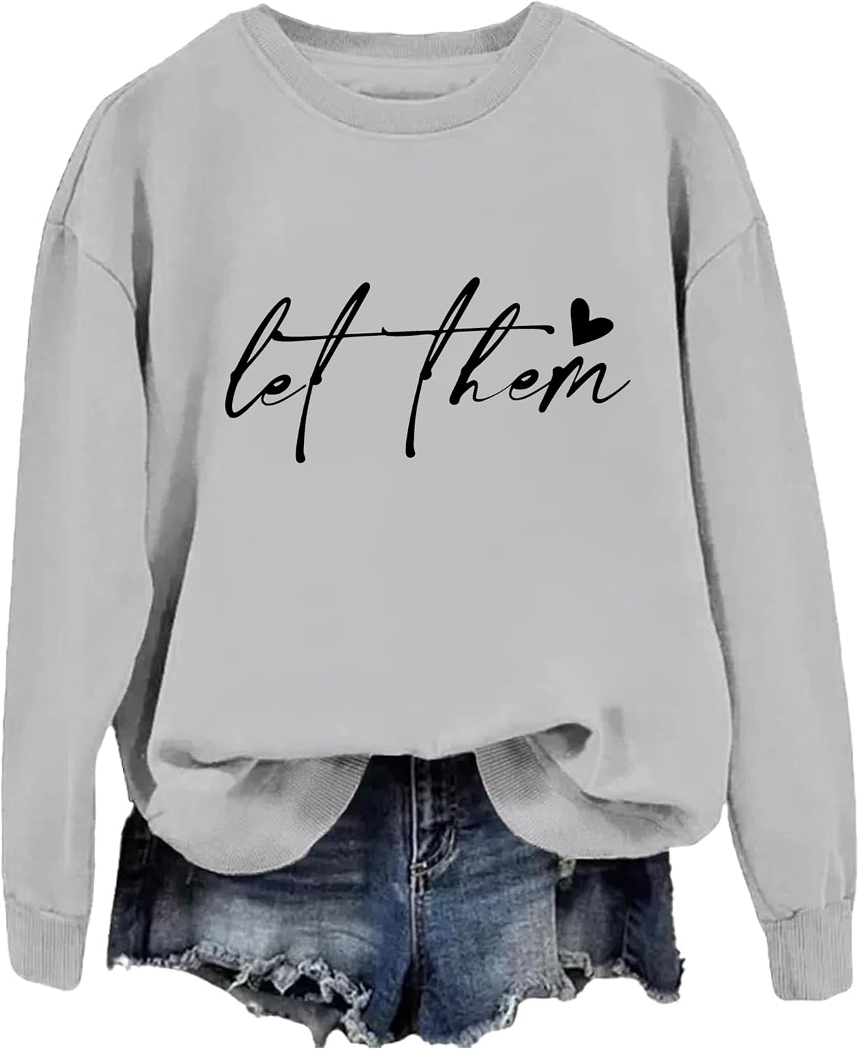 Let Them Sweatshirt for Women Men Funny Let Them Hoodie Vintage Mental Health Sweatshirt - Image 4