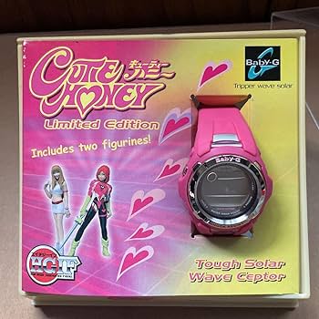 コラボ/baby-G/キューティーハニー/時計/限定/電波/ソーラー/箱付/美品 コラボ/baby-G/キューティーハニー/時計/限定/電波/ソーラー/箱