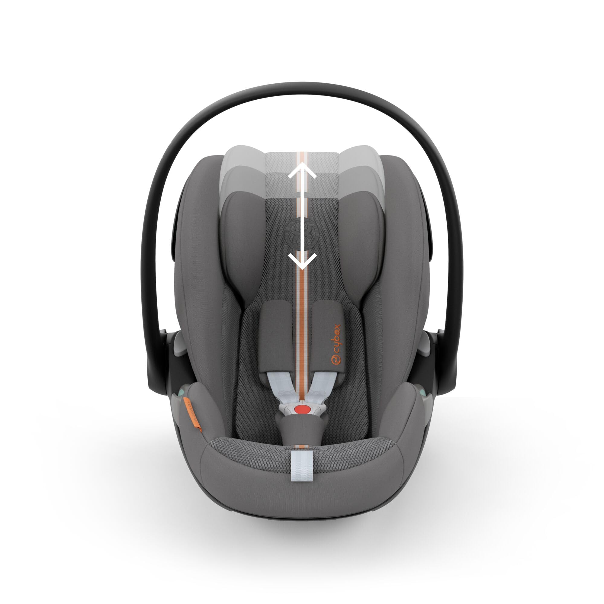 CYBEX Gold Coque Cloud G i-Size Plus, Coussin Réducteur pour Nouveau-né inclus, De la naissance à environ 24 mois, Max. 13 kg, Lava Grey