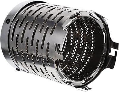 HONMEET 1 Set Mini Heating Stove Cover Mini Stove Cover Camping Picnic Heater Camping Heater Protector Mini Heater Portable Camping Burner Trekking Backpack Camping Heater Shield Silver