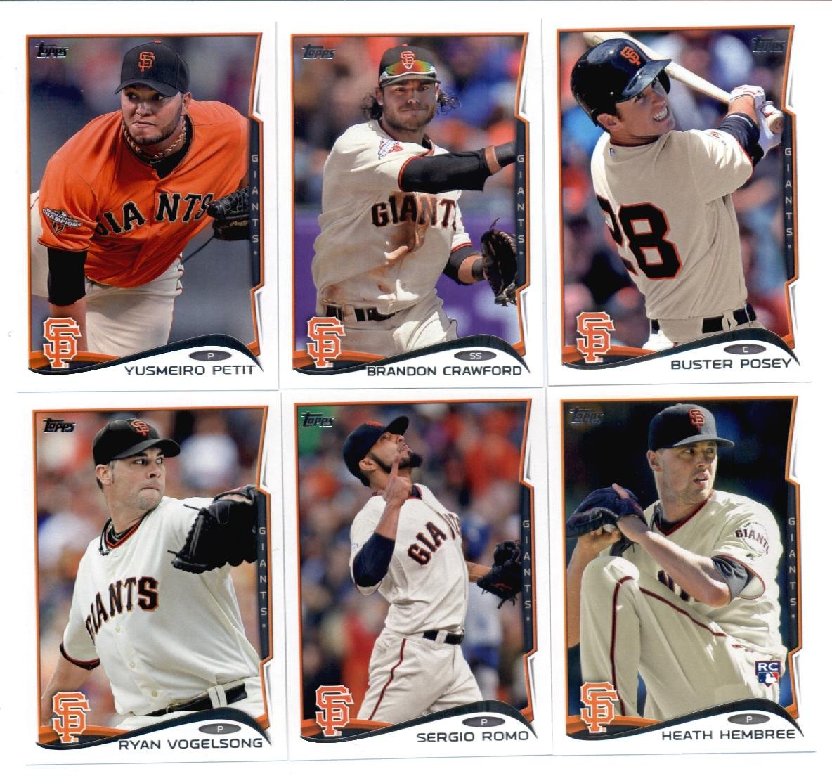 Amazon.com: 2010,2011,2012,2013 & 2014 Topps San Francisco