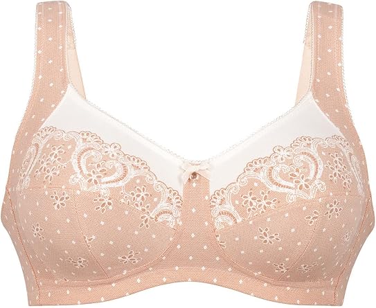 Anita Belvedere Women's Deep Blue Non-Wired Comfort Bra - Soft, Supportive Everyday Bra 34C