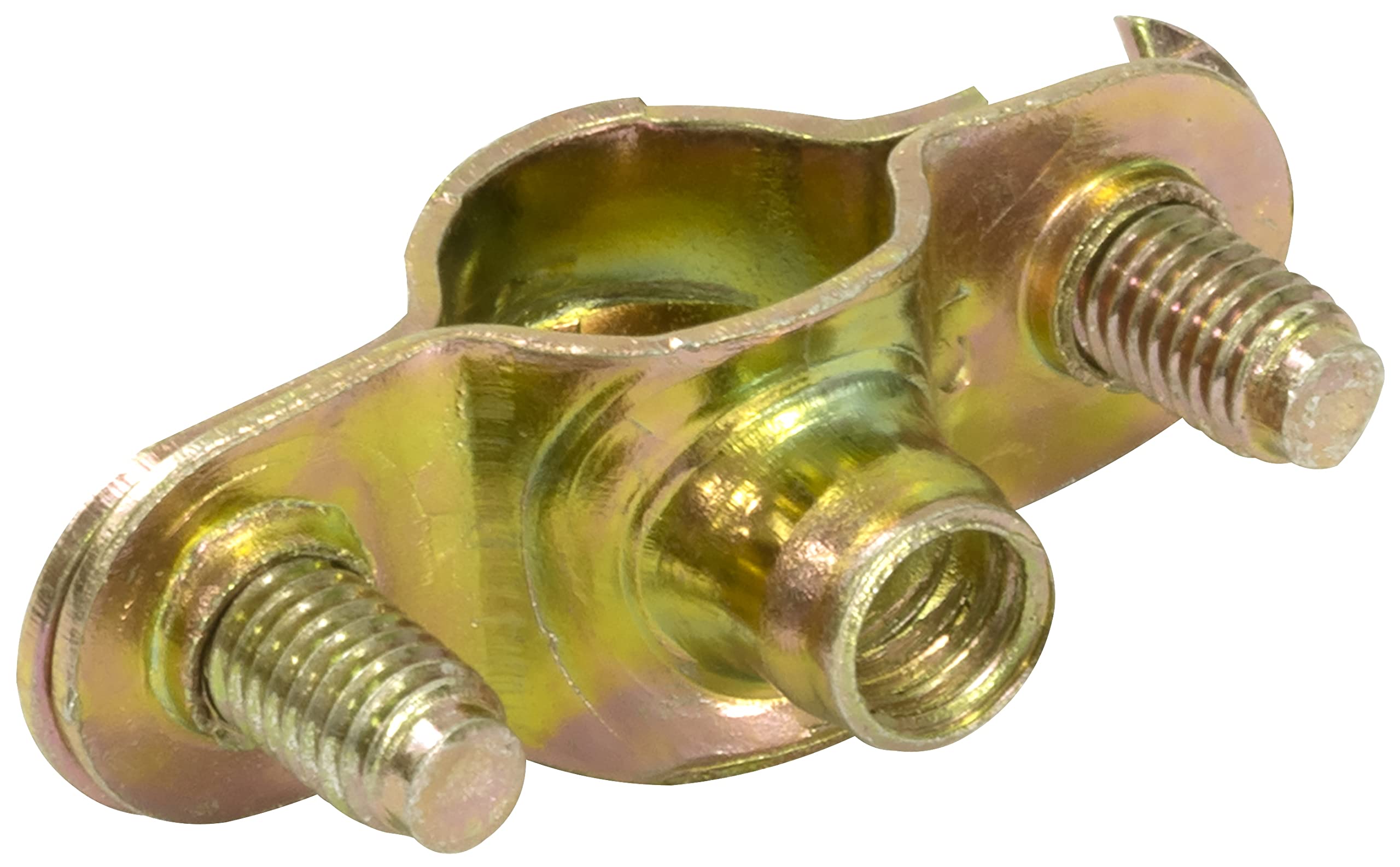 AERZETIX - C60423 - set van 10 klemmen voor eenvoudige bevestiging 12mm - wandbevestiging koperen buis schroefklem hydraulische sanitaire verwarming - van staal
