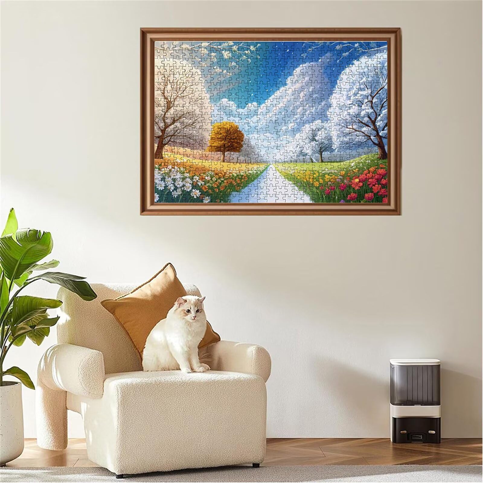 Puzzle 2000 sztuk krajobraz puzzle kwiat układanki drewniane, klasyczne dla dorosłych diY gra wyzwanie idealnie pasują między nimi literami z tyłu Wysokiej jakości układanki dla dzieci dorosłych wiek