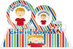 Colorful Personalized Placemats for Kids: A Magical Dining Experience