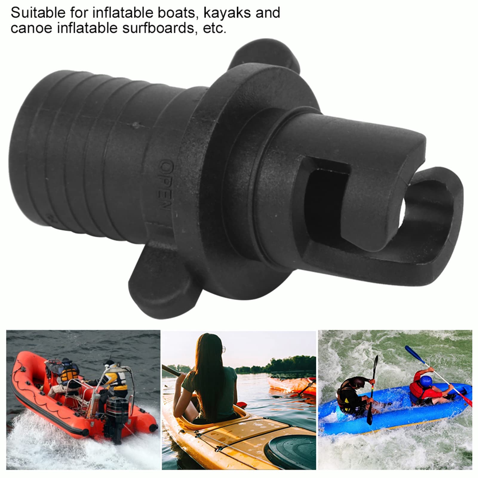 Złącze Zaworu Powietrza Kajaka, Ponton Adapter Pompy Konwerter Pompy Powietrza Adapter Zaworu łodzi Stabilne i Praktyczne Złącze Zaworu Powietrza Kajaka Złącze Zaworu Powietrza Kajaka