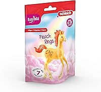 Vista 5 de Schleich bayala, Figura de juguete coleccionable de unicornio para niñas y niños, anillos de durazno (serie de postres), a partir de 5 años
