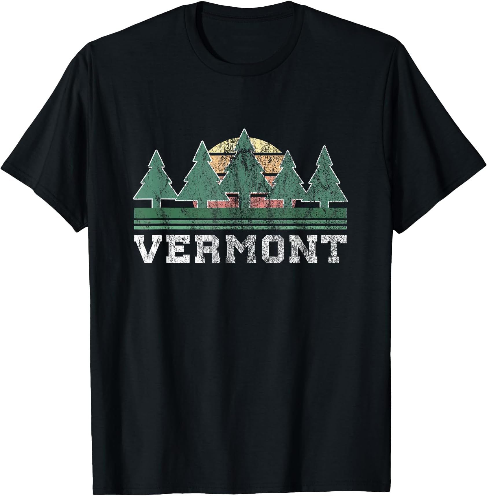Vermont T-Shirt Retro Vintage Shirt Gift Men Women Kids T-Shirt