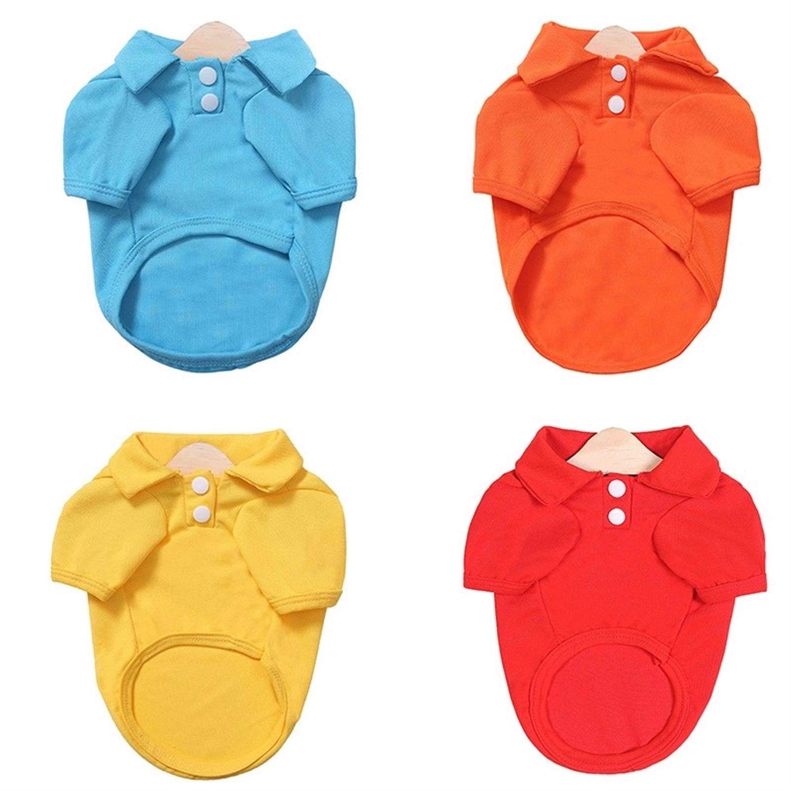 Mipcase Regenbogen-Tanktop Für Hunde – Atmungsaktives Baumwoll-Shirt Für Kleine Hunde & Katzen