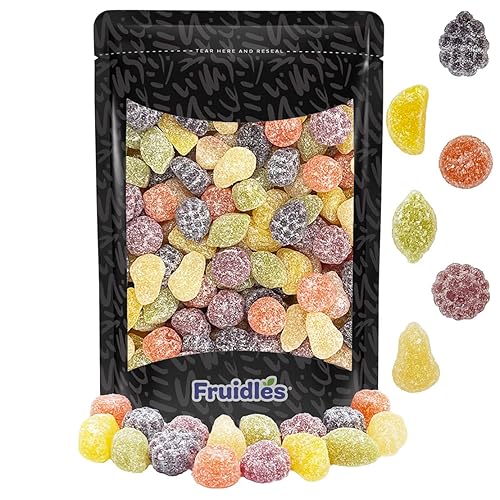 Miniatura 1 de Fruidles Pastillas de gomitas de frutas, caramelo de gomita afrutada, variedad mixta (media libra)