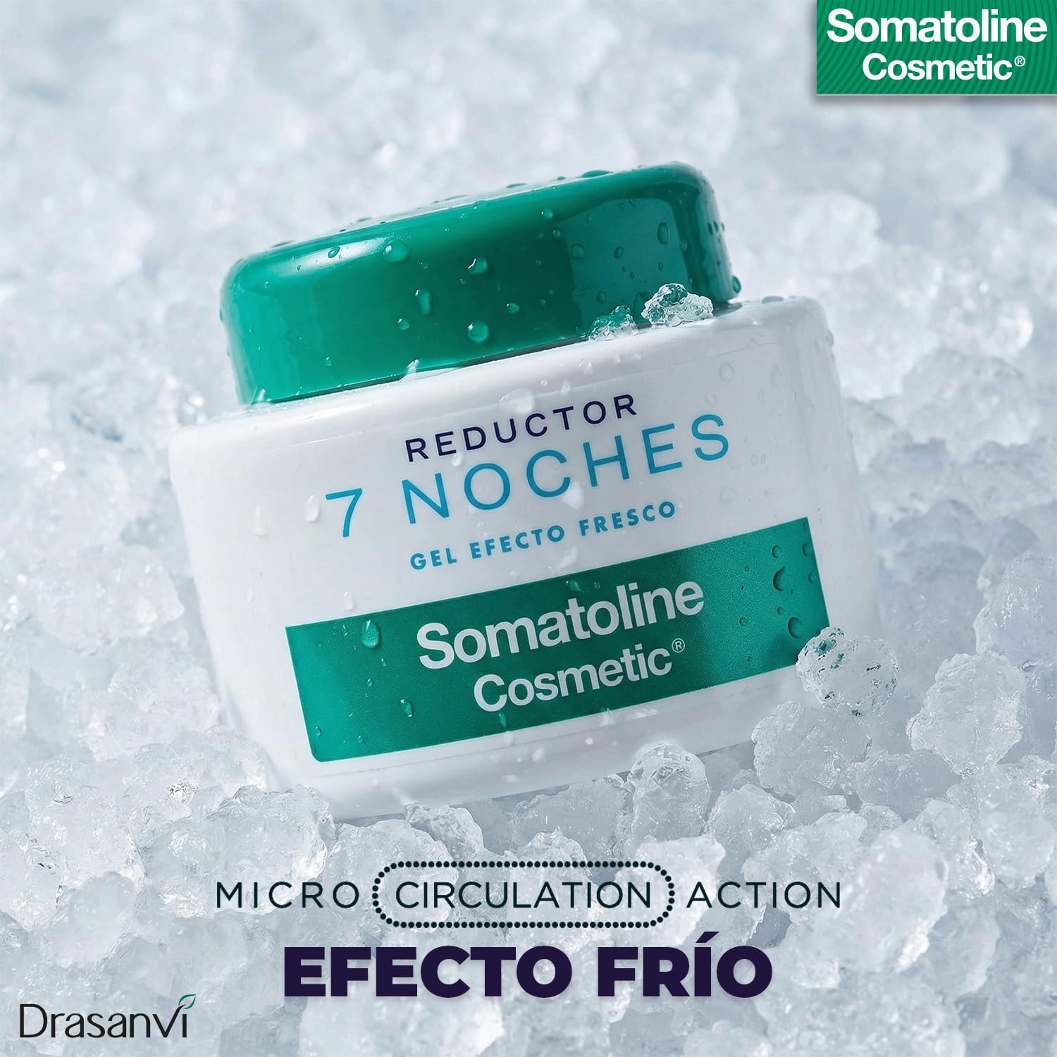 Somatoline Cosmetic Reductor 7 Noches Gel Fresco 400 ml | Tratamiento Reductor Corporal y Drenante | Ayuda a Reducir la Apariencia de Grasa Localizada y Celulitis | Abdomen, Cintura, Piernas y Muslos | Reductor 7 Noches