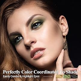 LUXAZA 3PCS Cream Eyeshadow Stick,Pro Longwear Eye Shadow Sticks Pencil Crayon Makeup Sets-Golden Forest