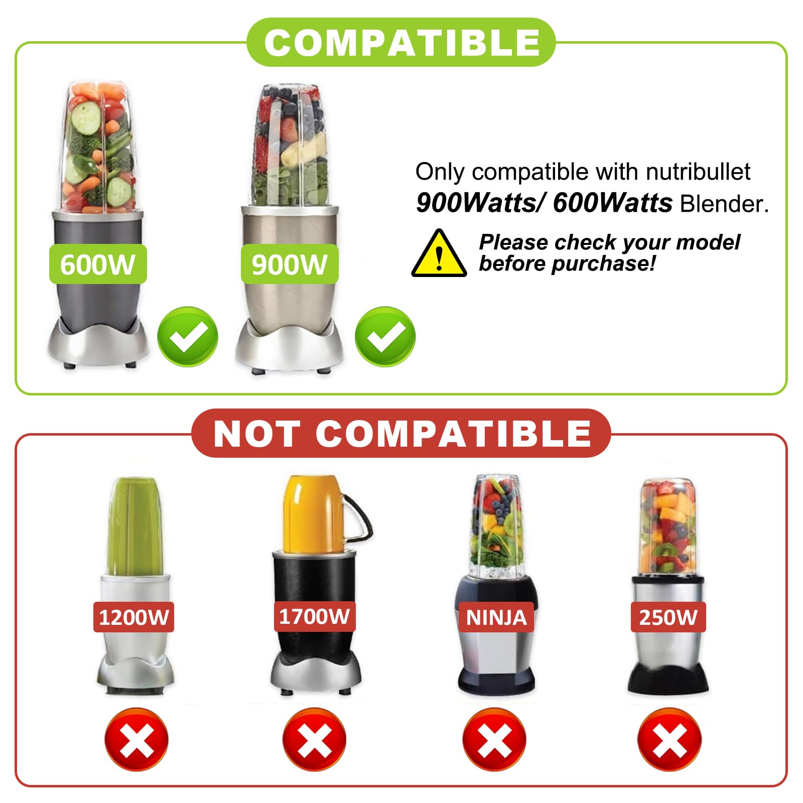 Zamienne ostrza do sokowirówki, szare, pasują do oryginalnych NutriBullet 600 W/900 W Pro Extctor Blade z silikonowym pierścieniem O-ring do części zamiennych NutriBullet Blender Blade