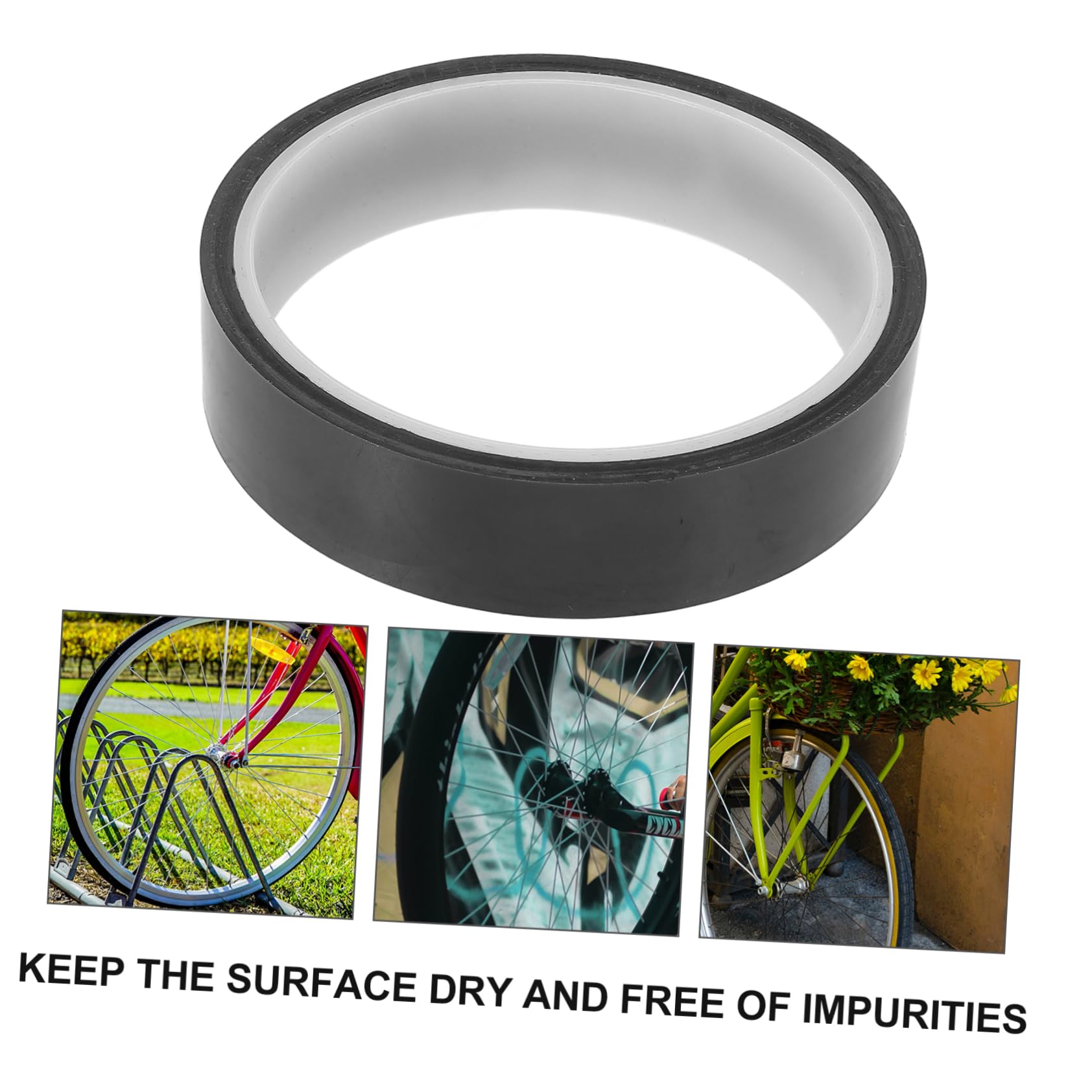 BESPORTBLE Cycling Tire Liner Bike Tire Rim Tape 1 Roll Bike Rim Strip Puncture Protection for Bicycles