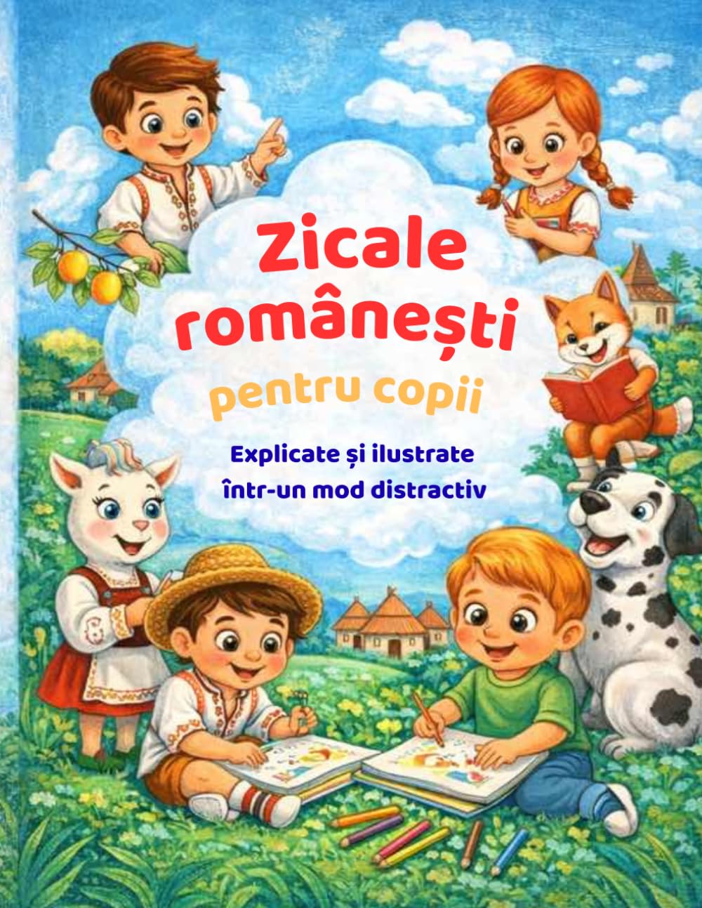Cartea Super Zicalelor pentru Copii: Zicale românești explicate pe înțelesul copiilor – carte de colorat și învățare