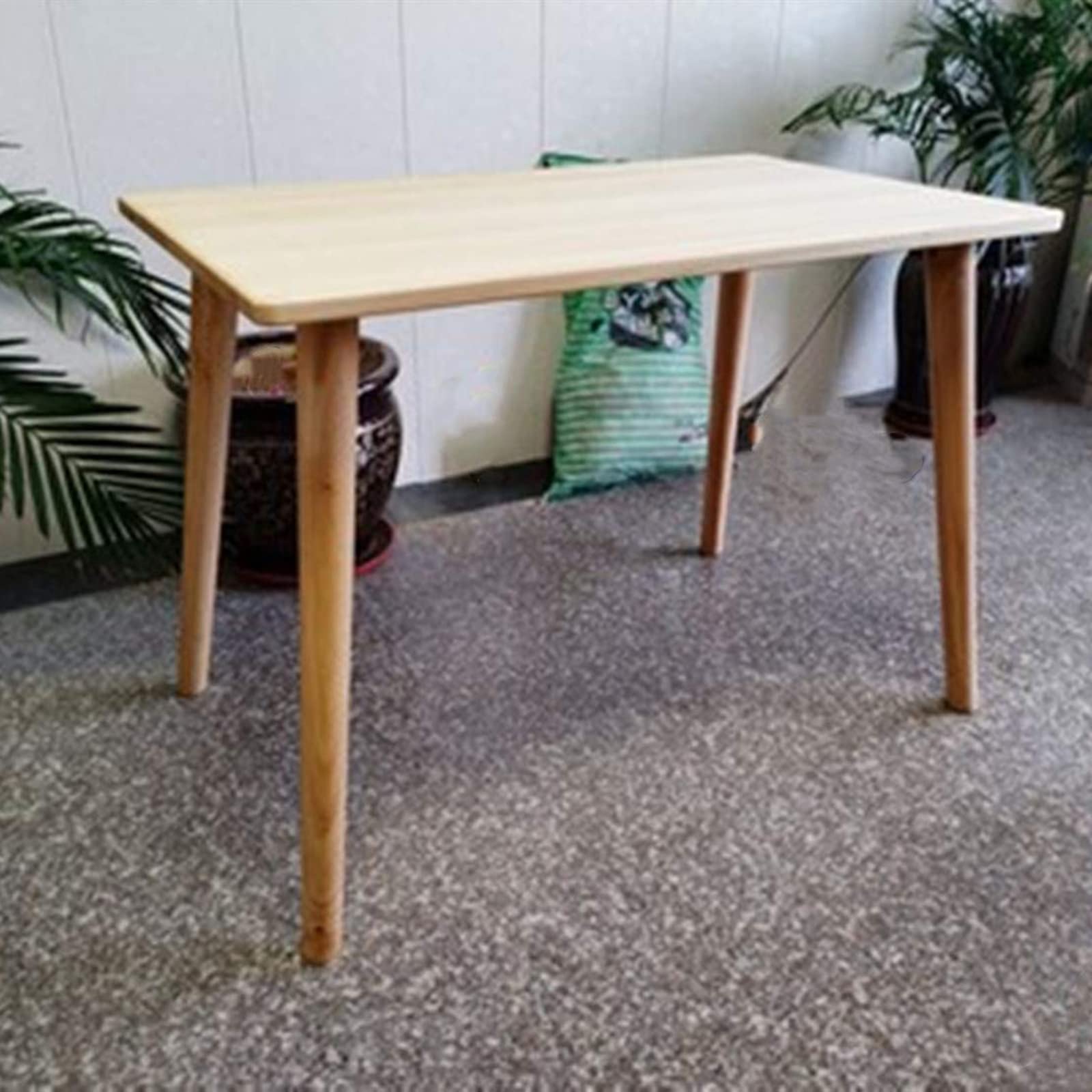 Set di 4 gambe per mobili in legno massello con accessori, piedini in quercia, gambe da scrivania, piedini di ricambio per tavolo da pranzo, gambe per divano, salotto, divano, obliquo, a forma conica,