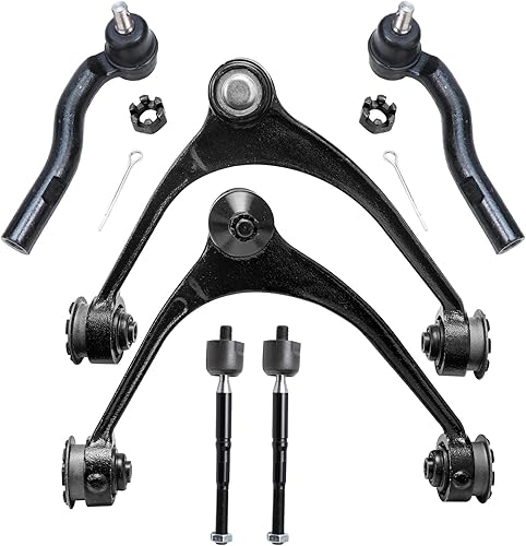 Miniatura 113 de Detroit Axle - Kit de suspensión delantera RWD para Chrysler 300 Dodge Charger Challenger Magnum 2 brazos de control superior con rótulas 2 rótulas