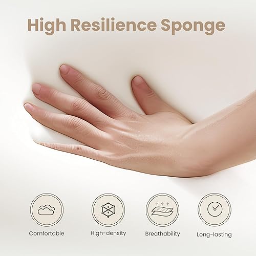 Miniatura 6 de PHI VILLA Juego de 2 taburetes de bar de 24 pulgadas de altura de mostrador, taburetes de bar modernos sin espalda con piel sintética tapizada,