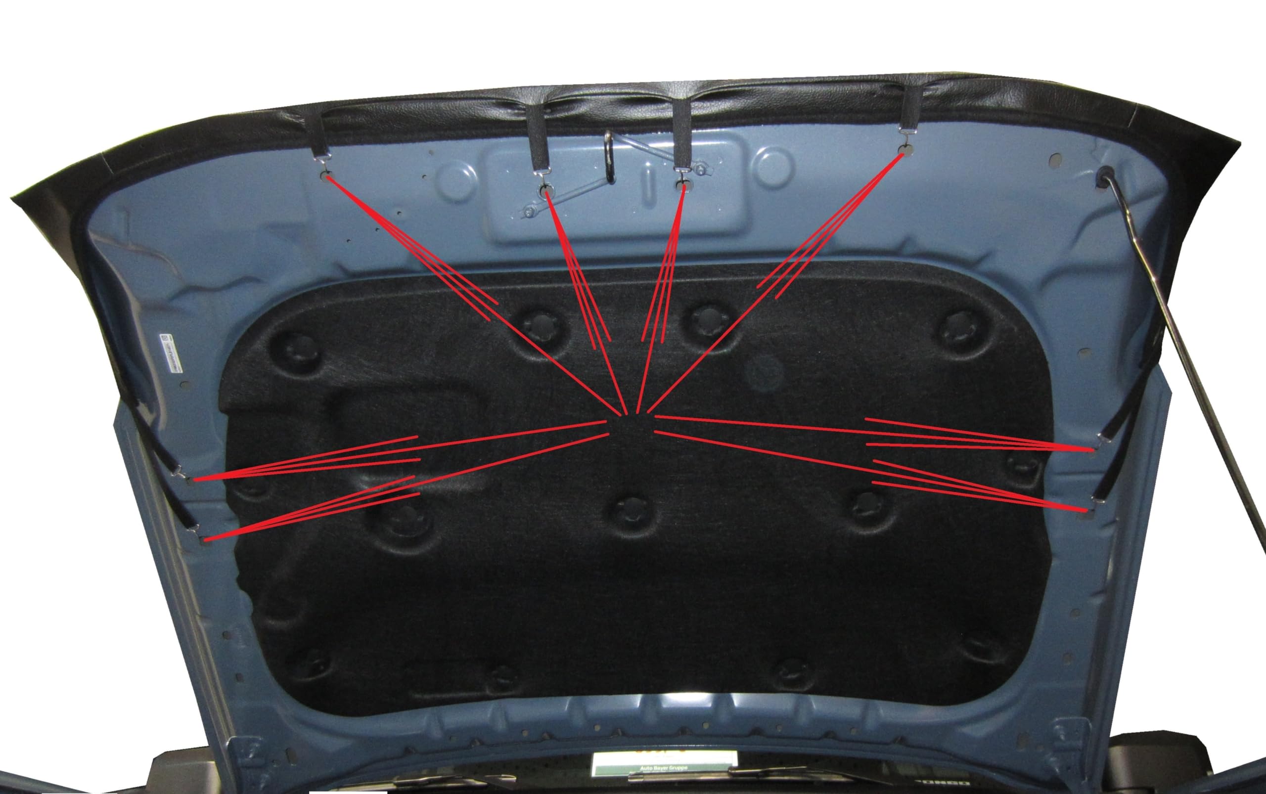 AB3-00757 Auto-Bra Castom Hood Bra Compatible with Ford Bronco since 2021 Front End Nose Mask Bonnet Bra STONEGUARD PROTECTOR TUNING