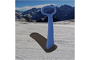 SKISEA Snow Sleds, Fold-Up Ski Scooters with Handle