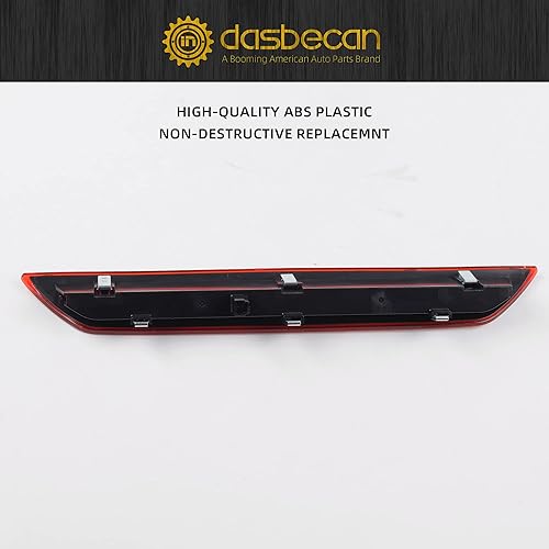 Miniatura 4 de Dasbecan Luz de freno central trasera roja de montaje alto compatible con Ford transit 150 tránsito 2015-2019 250 tránsito 350 sustituye a 1821327