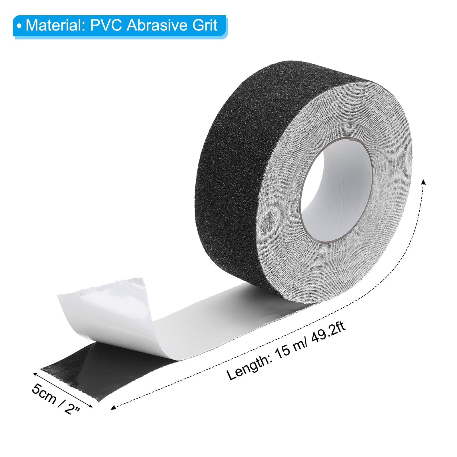 PATIKIL 2 Inch x 49 Ft/5cm x 15m Anti Slip Traction Tape - Image 2