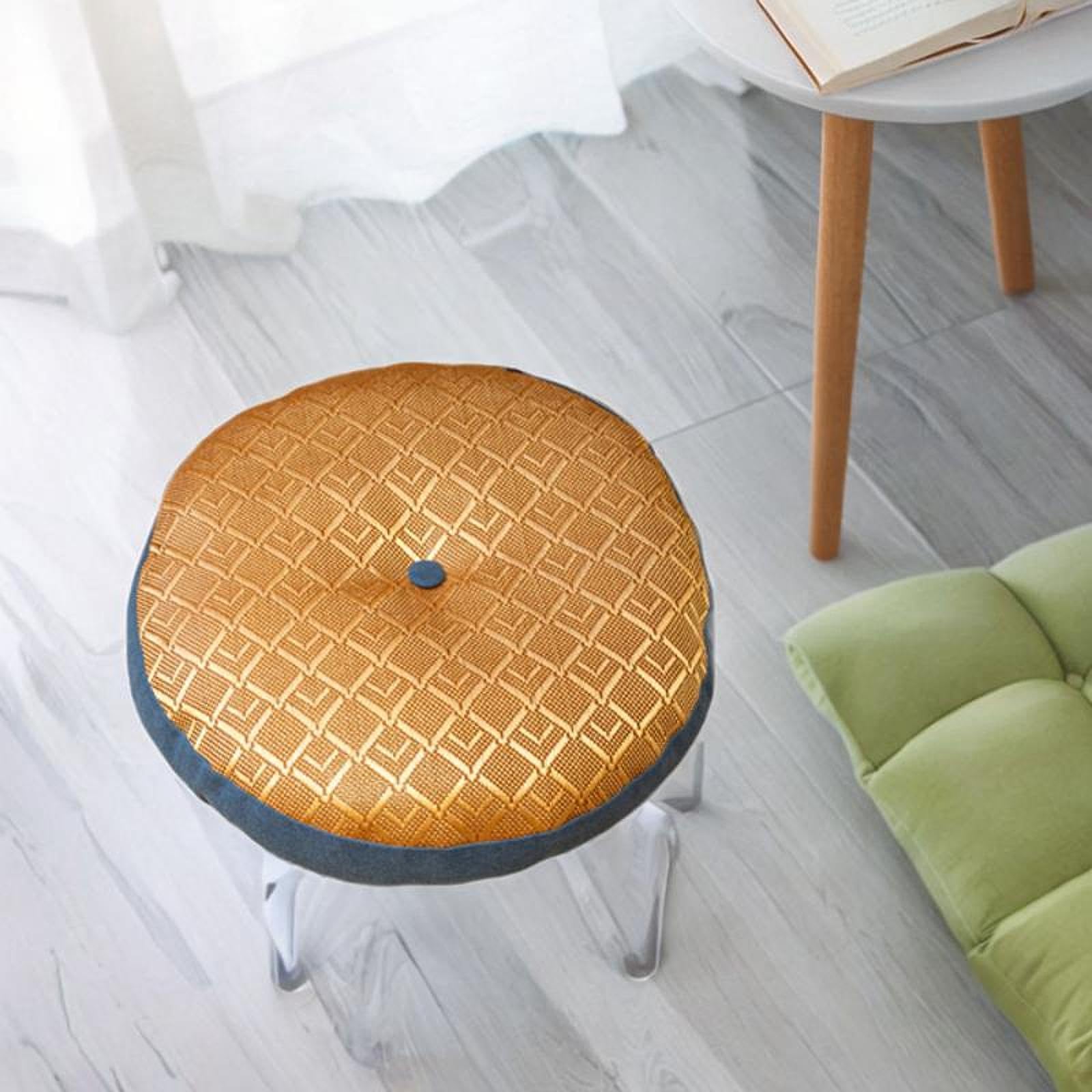 CLUB BOLLYWOOD® Round Floor Cushion Sitting Decorative Window Cushion for Beds, Sofas Blue|Home & Garden | Yard, Garden & Outdoor Living | Patio & Garden Furniture | Cushions & Pads|1 Floor Cushion-image-19