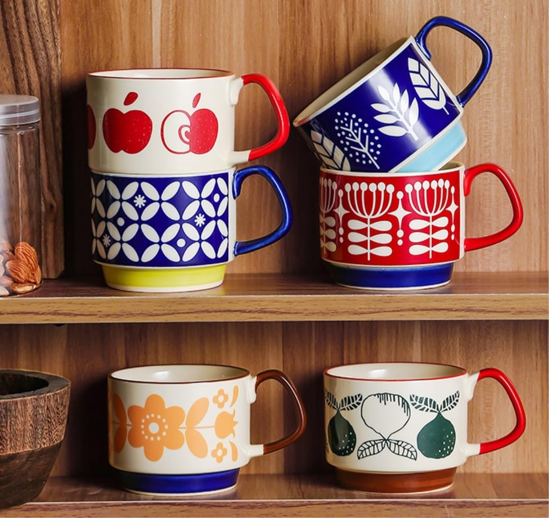 Taza de Agua con asa para Oficina, Cocina, Fiesta, Herramienta para Beber, Tazas de café, té