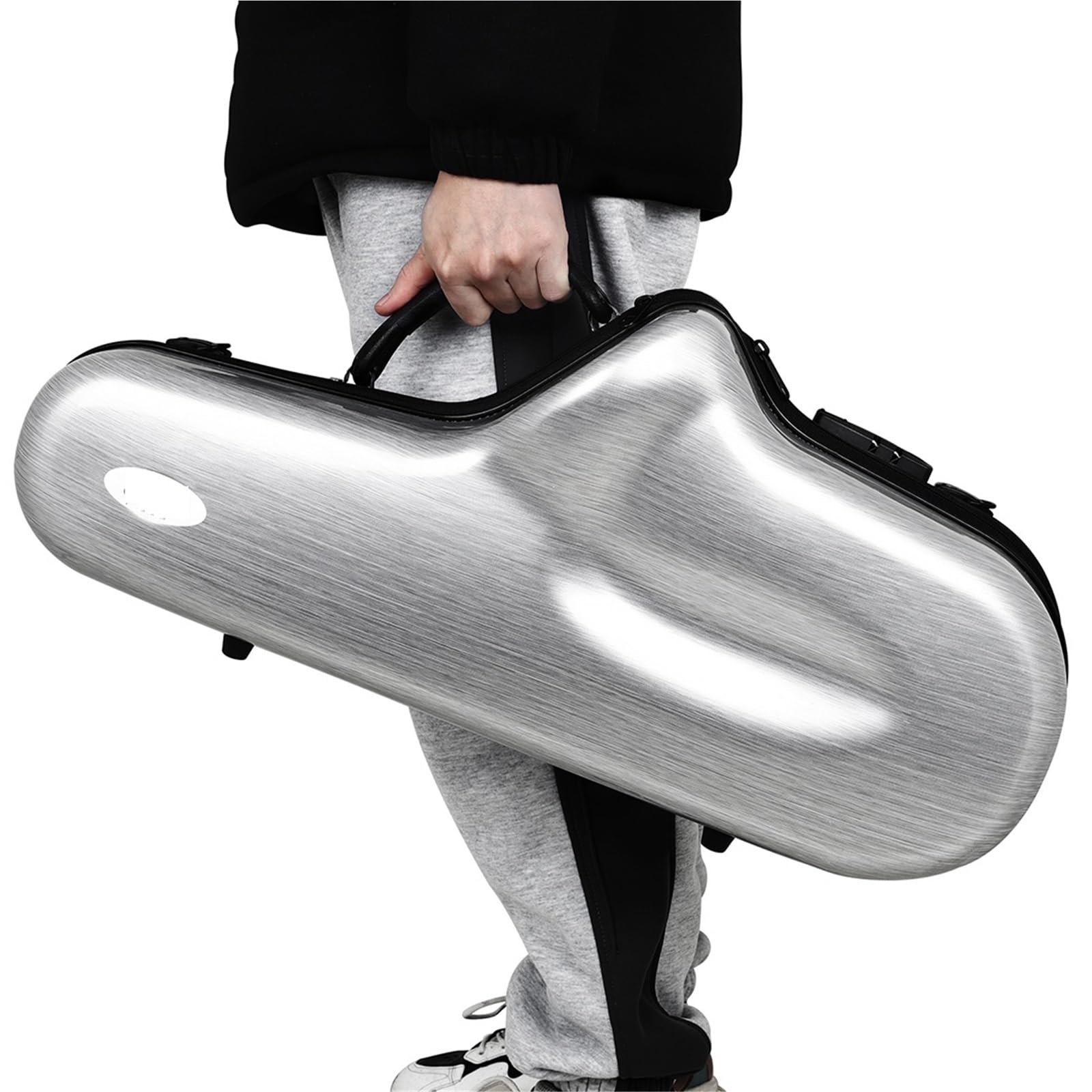 Custodia per sassofono Custodia for sassofono contralto, impermeabile, resistente alla compressione, borsa for il trasporto a doppia spalla, portatile