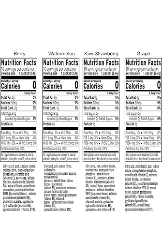 Miniatura 2 de Propel - Paquete variado de 6 sabores en polvo con electrolitos, vitaminas y sin azúcar, 24 unidades