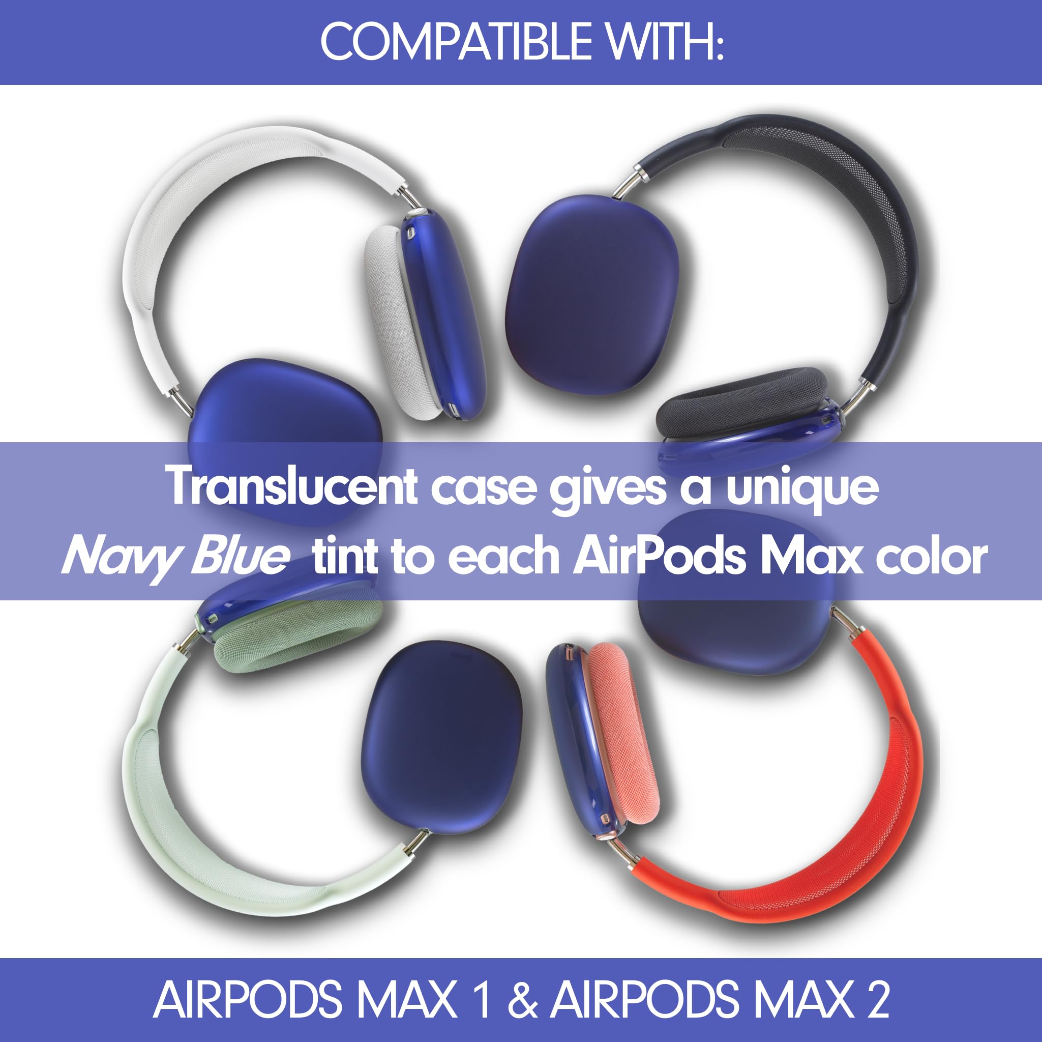 Amazon | Sonix AirPods Maxヘッドフォン用保護ケースカバー (つや消し