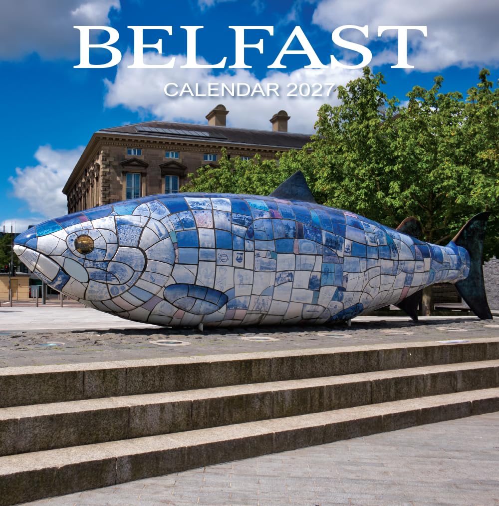 2027 Northern Ireland Calendar: Belfast - Square Wall Calendar - Month to View - 12 Months