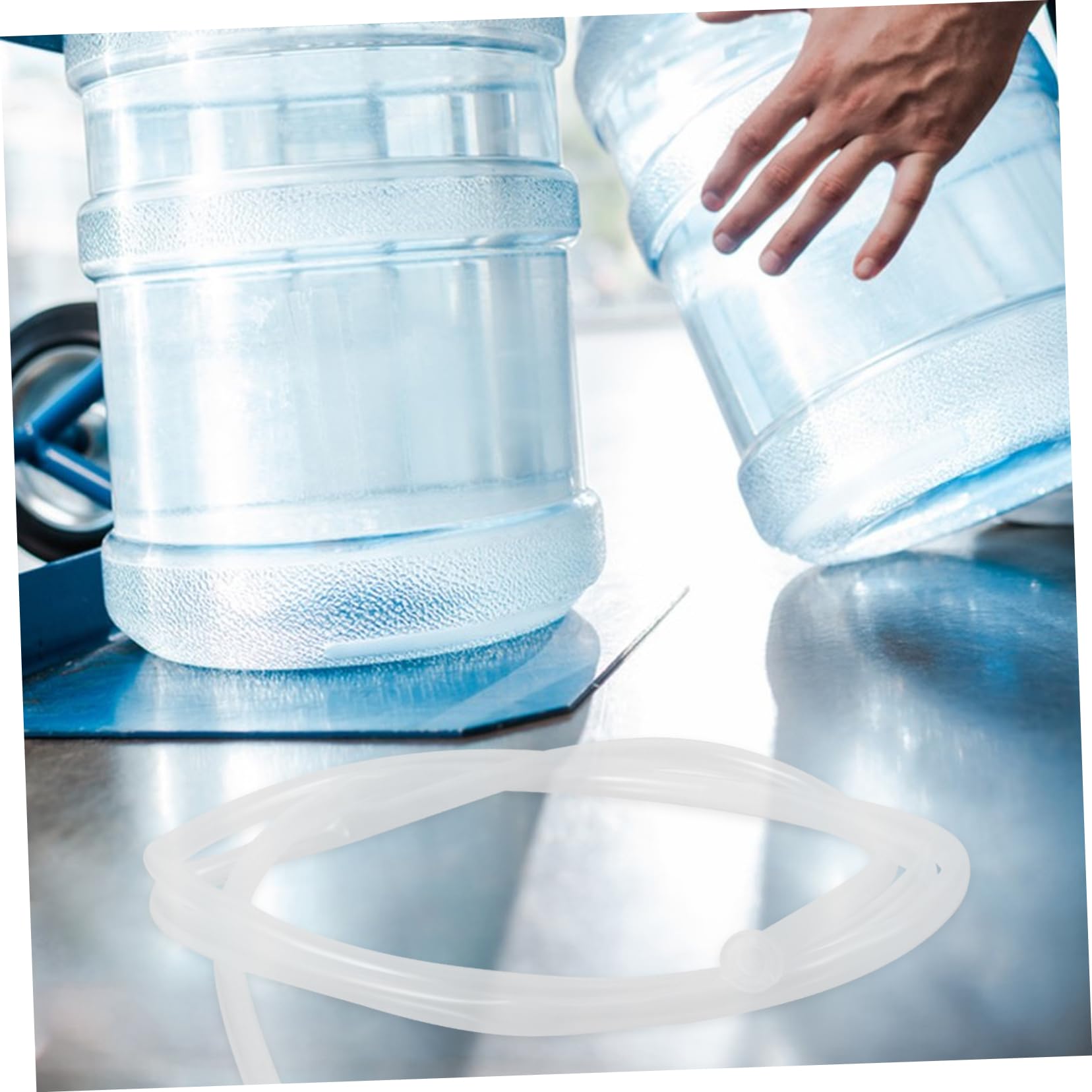 4 Pièces Tuyaux Silicone Flexible 50cm Pour Distributeur Eau Automatique - Compatibles Pompes à Bouteille