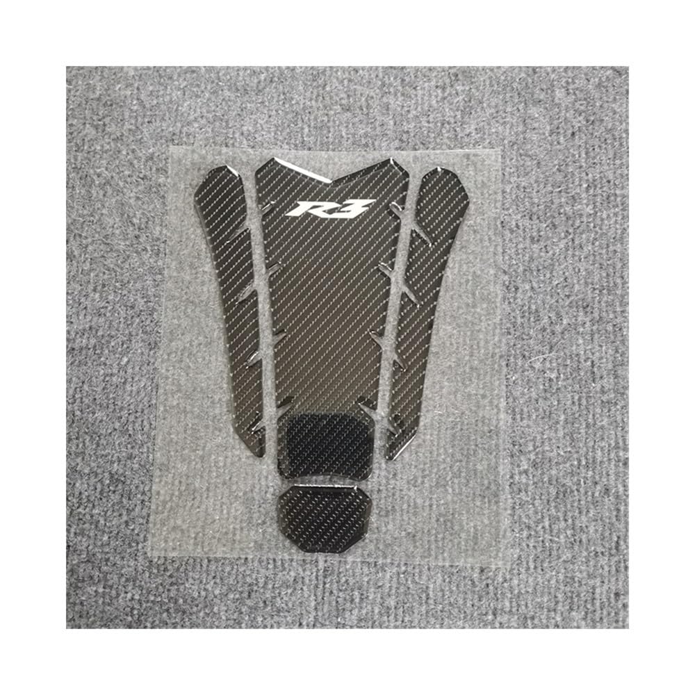 Protection réservoir YZF R3 en fibre de carbone autocollant moto