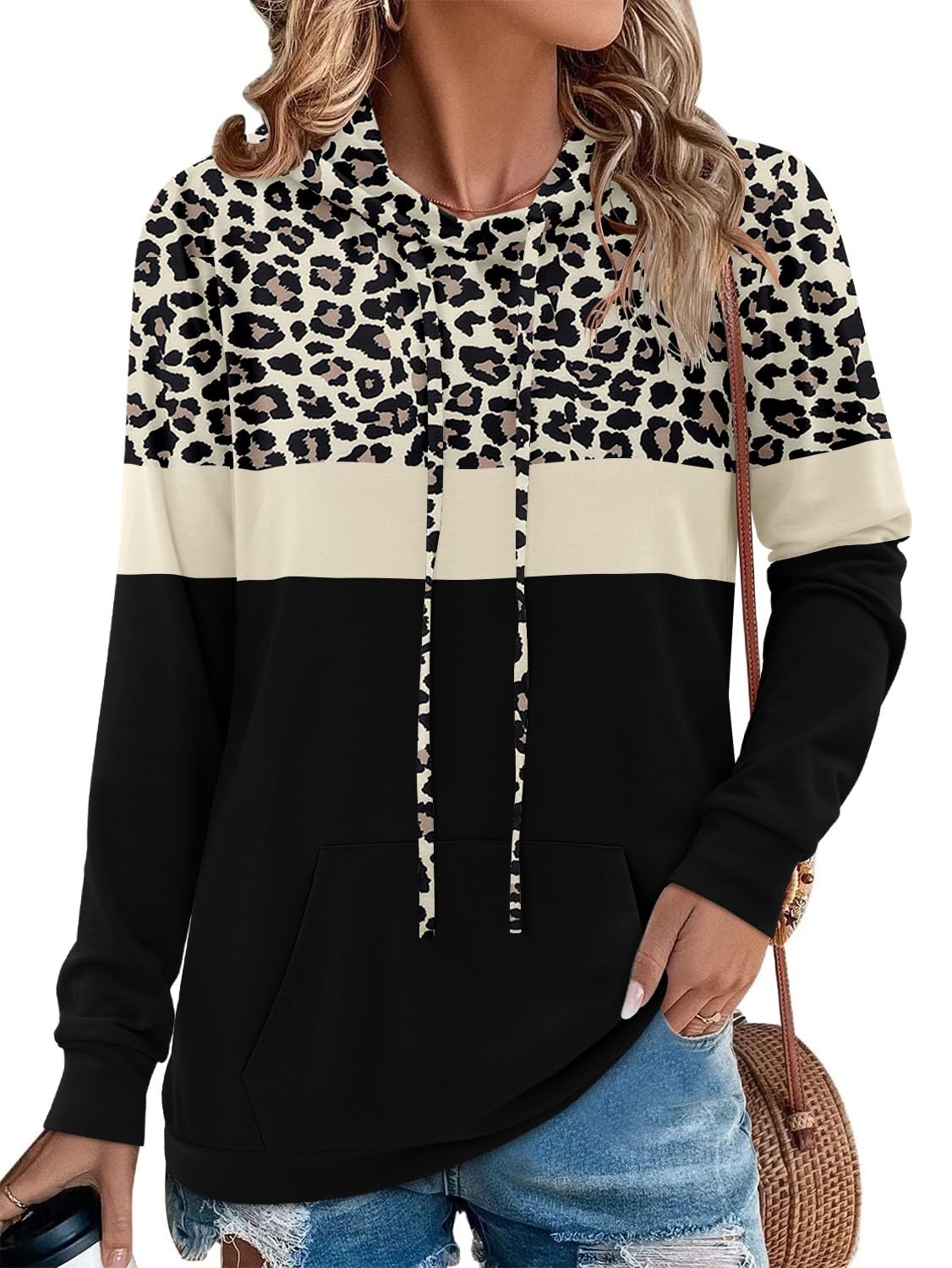 Angerella Long Sleeve Hoodies for Women Pullover Hooded Sweatshirts