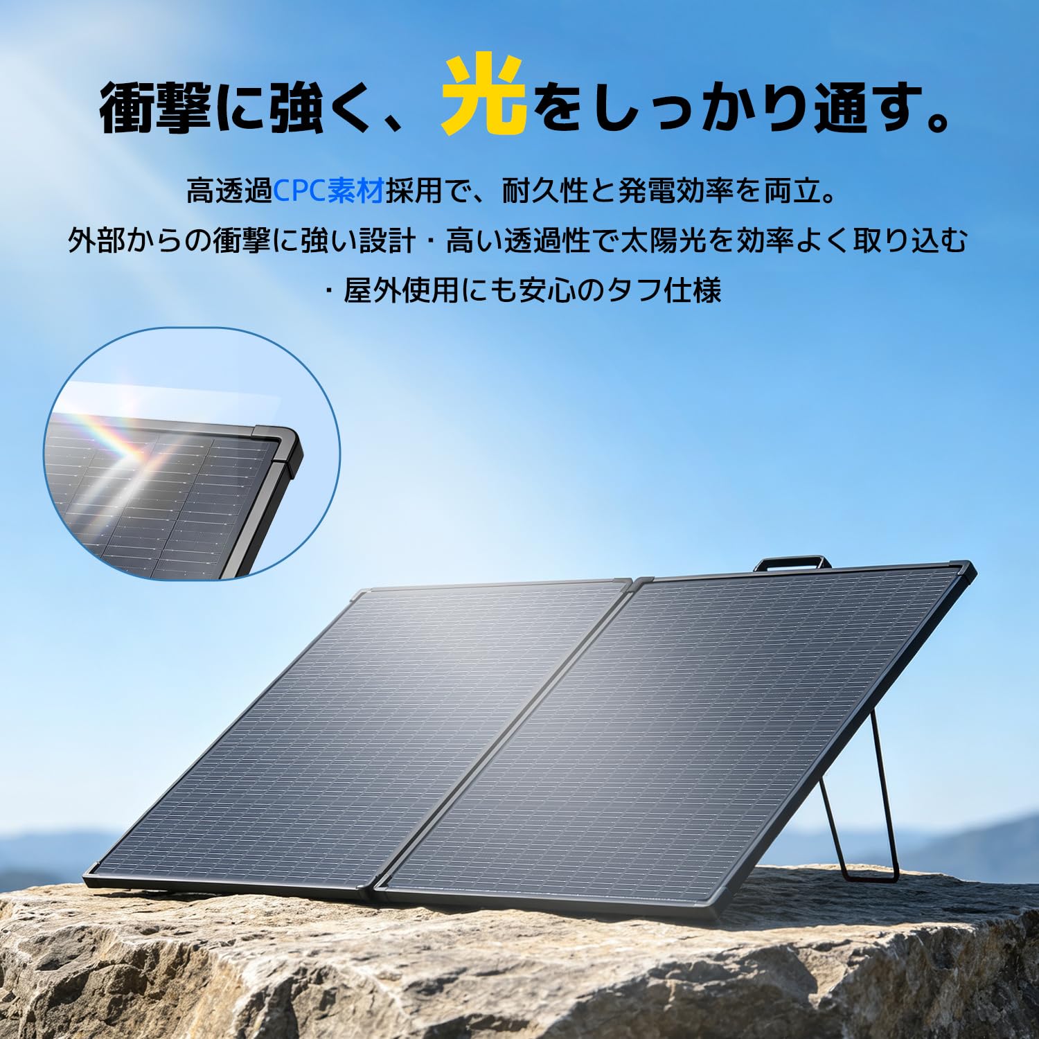 Amazon | 【5年保証・軽量薄型・高変換効率24.5%】LVYUAN 300W