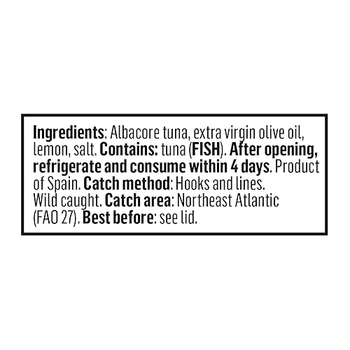 Miniatura 8 de Sea Tales - Filetes de alboca en aceite de oliva virgen extra con limón en frasco, 100% de caña y línea silvestre capturados de forma sostenible,