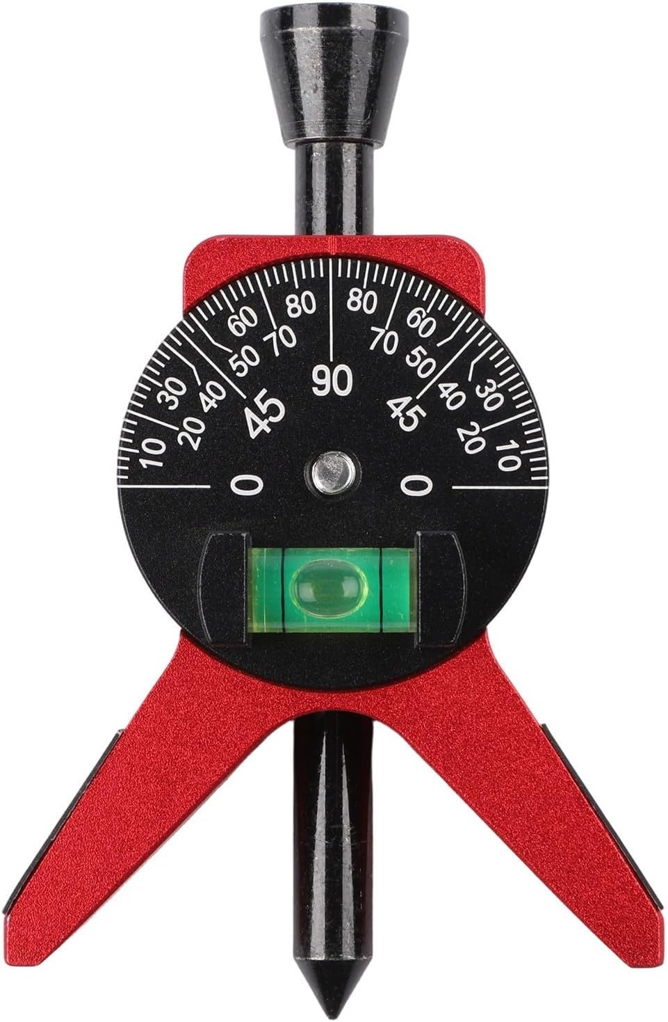 Pipe Center Finder Tool for 1.5-6 in Pipes, Adjustable for DIAL Bubble Protractor with Magnetic Grip and Center Punch, Anodized Aluminum Pipe Alignment Tool