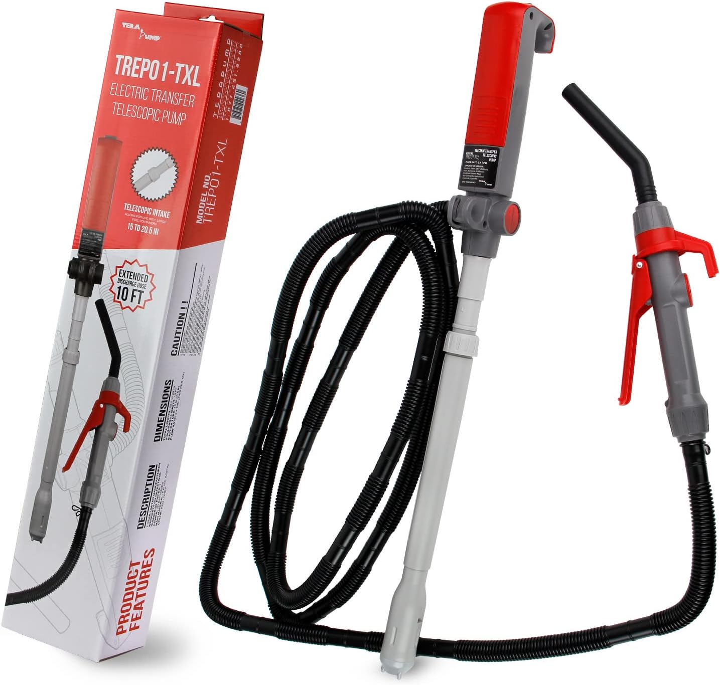 TERA PUMP Ethanol Blends E15 to E85 Battery Powered