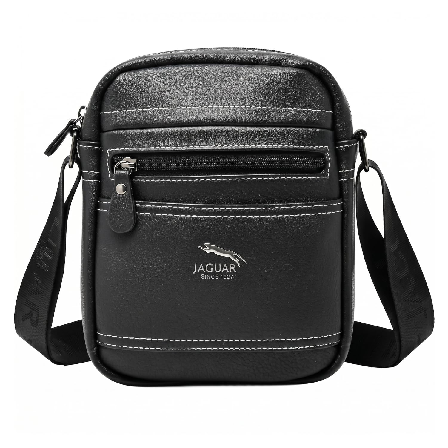 JAGUAR Bandolera Cruzada Hombre Elegante – Bolsos para Hombre Modernos y Cómodos | Bolsos Bandolera Grandes para Viajar, Ir a la Oficina o Uso Diario