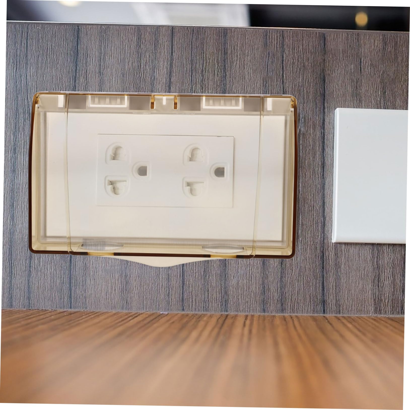 NUOBESTY 5 Pezzi Copriprese Elettriche per Muro Copertura per Prese e Umidi Facile Installazione e Design Compatto Adatta per Case Uffici e Hotel