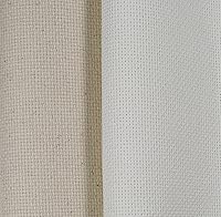 Vista 72 de KCS 2 piezas de tela de costura de algodón Aida de punto de cruz de 15 x 18 pulgadas (blanco antiguo, 14 unidades)